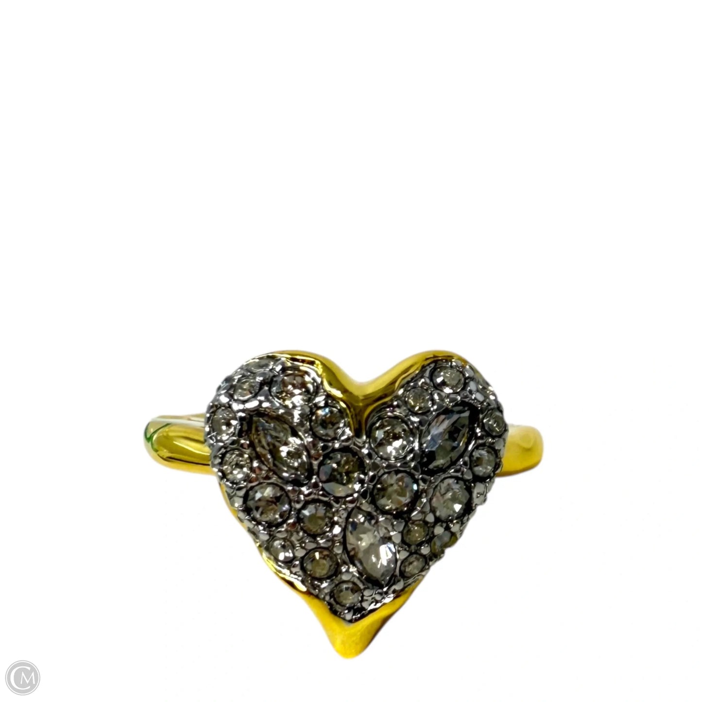 Solanales Crystal Heart Ring By Alexis Bittar, Size: 7