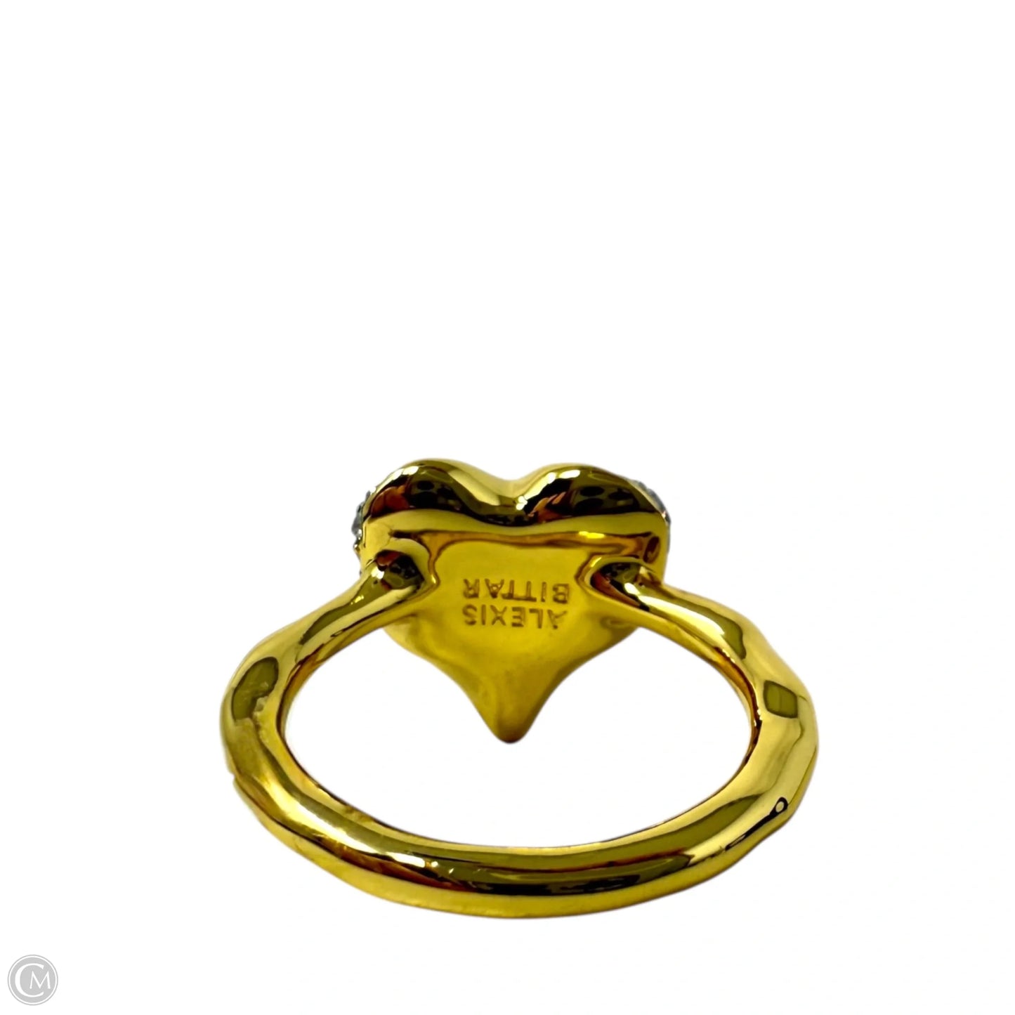 Solanales Crystal Heart Ring By Alexis Bittar, Size: 7