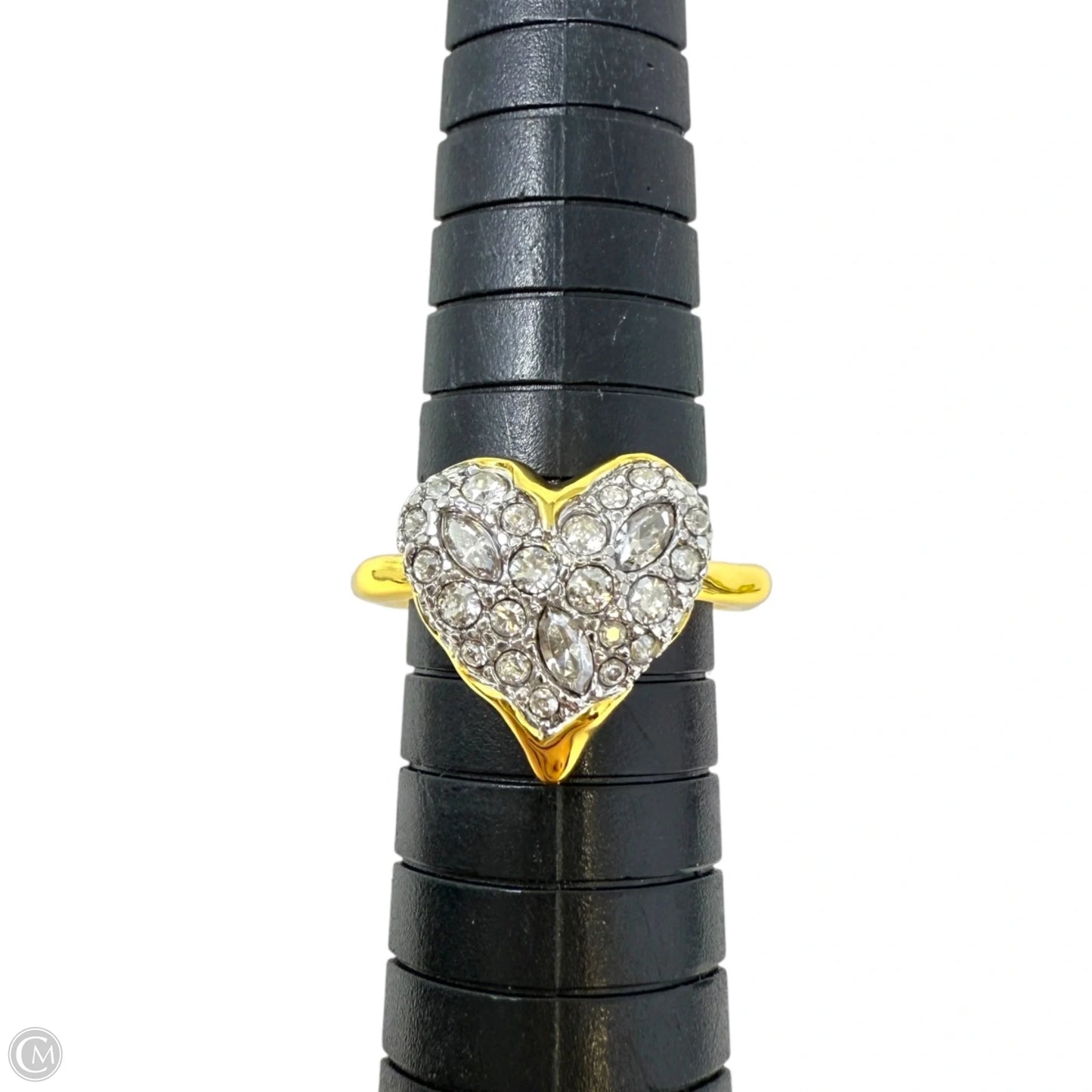 Solanales Crystal Heart Ring By Alexis Bittar, Size: 7