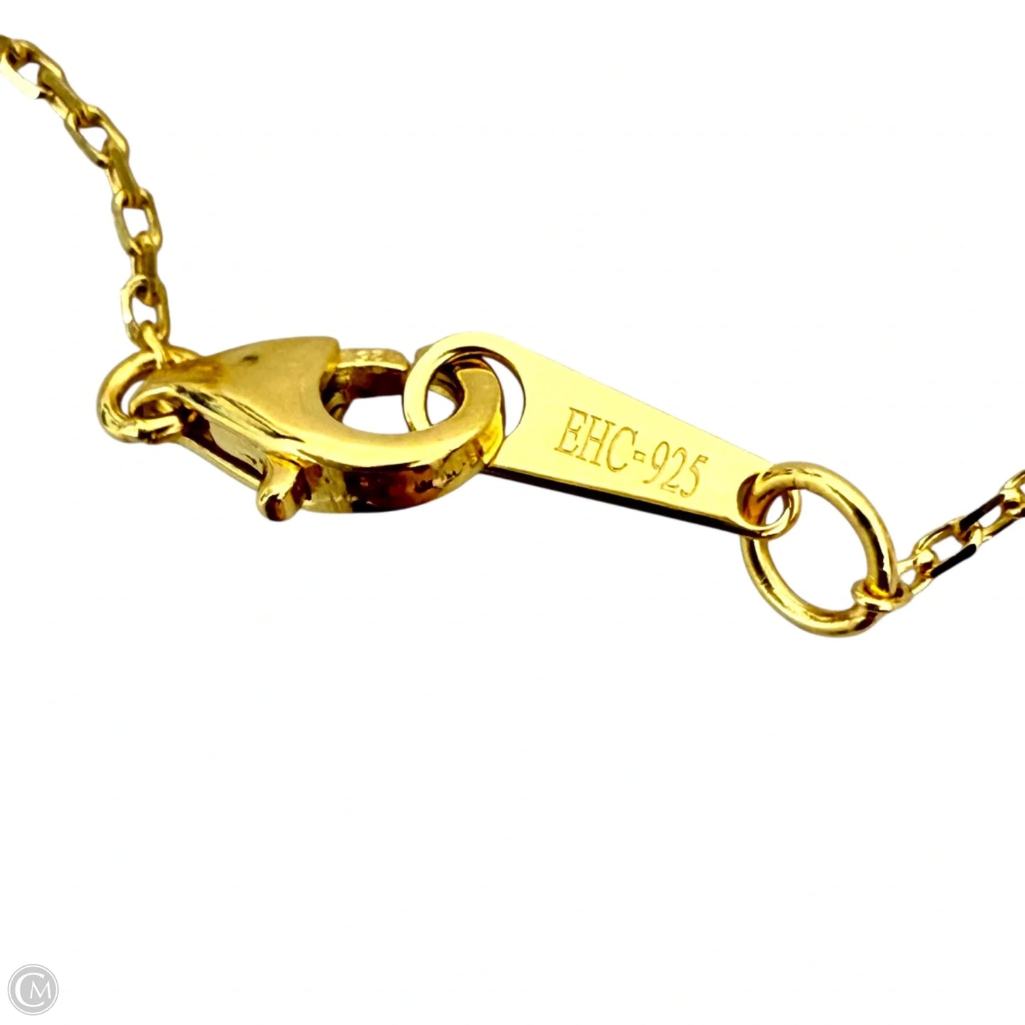 Vermeil & Blue Crystal Chain Bracelet