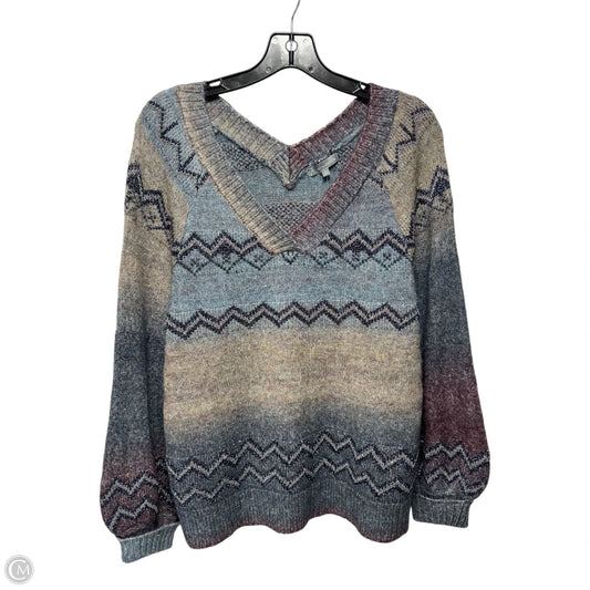 Sweater By Wit & Wisdom In Chevron Pattern, Size: S