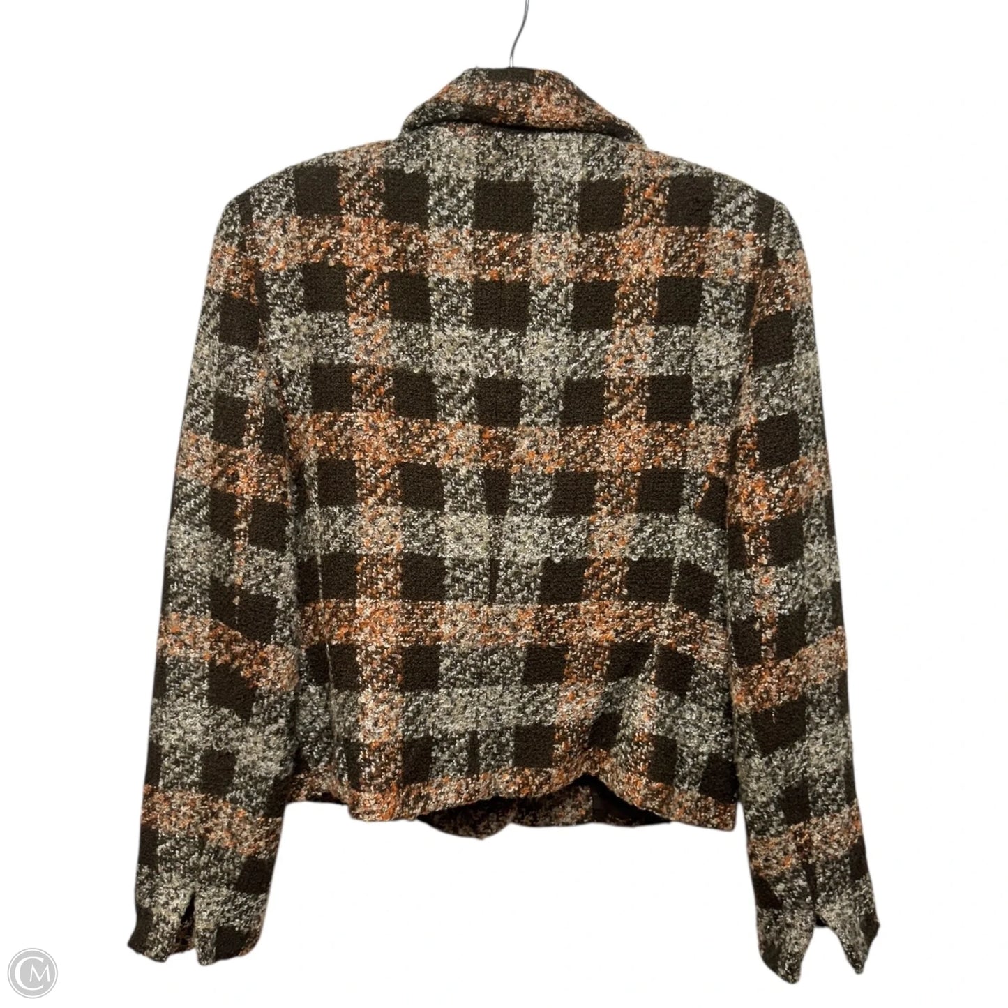 Wool Blend Blazer By Randy Kemper In Brown, Size: 6