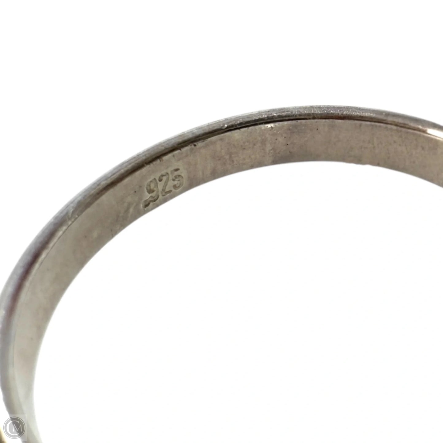 Navajo Sterling Silver & Blue Moon Turquoise Ring By Stamped S.L., Size: 6.5