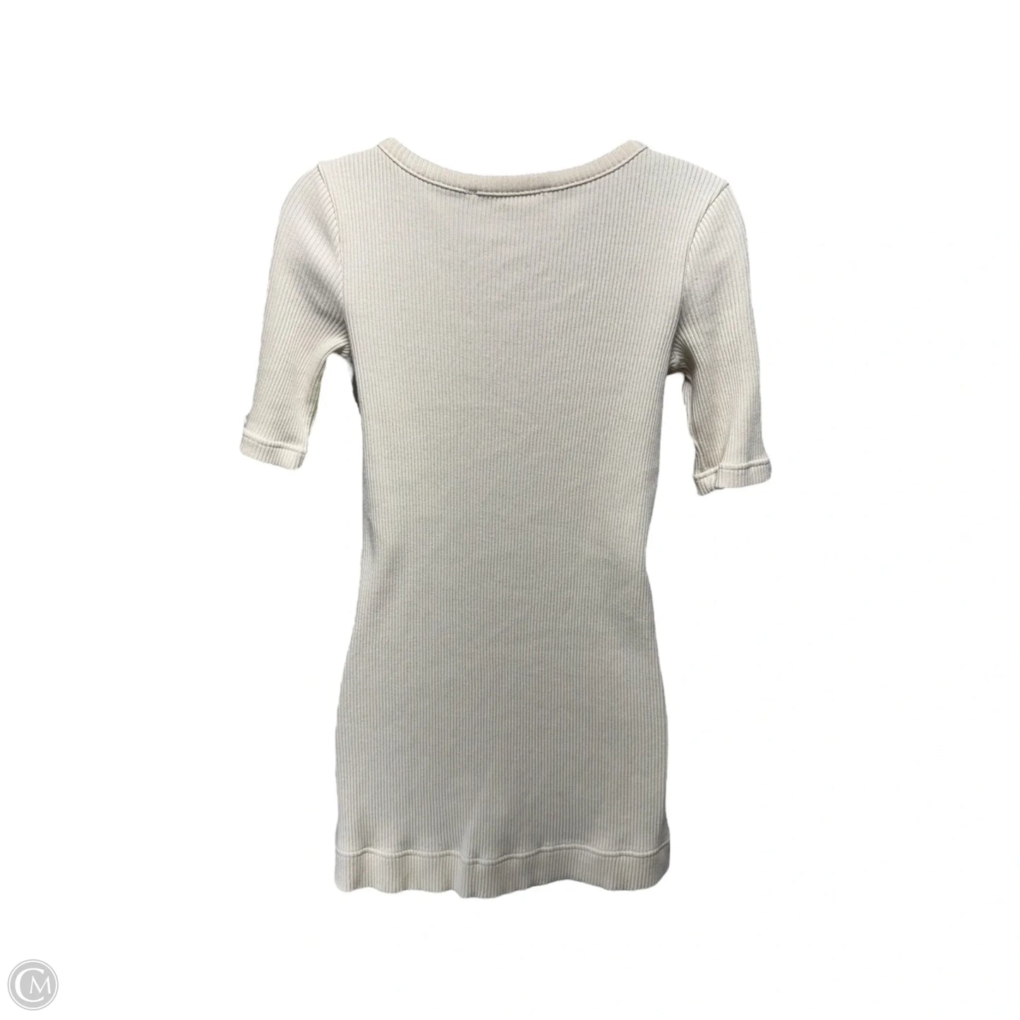 Tunic Short Sleeve By Free People In Cream, Size: Xs