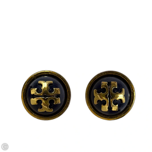 Kira Enamel Circle Stud Earrings Designer By Tory Burch