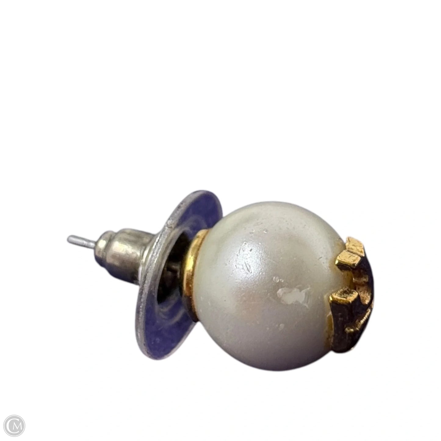 Kira Faux Pearl Stud Earrings Designer By Tory Burch