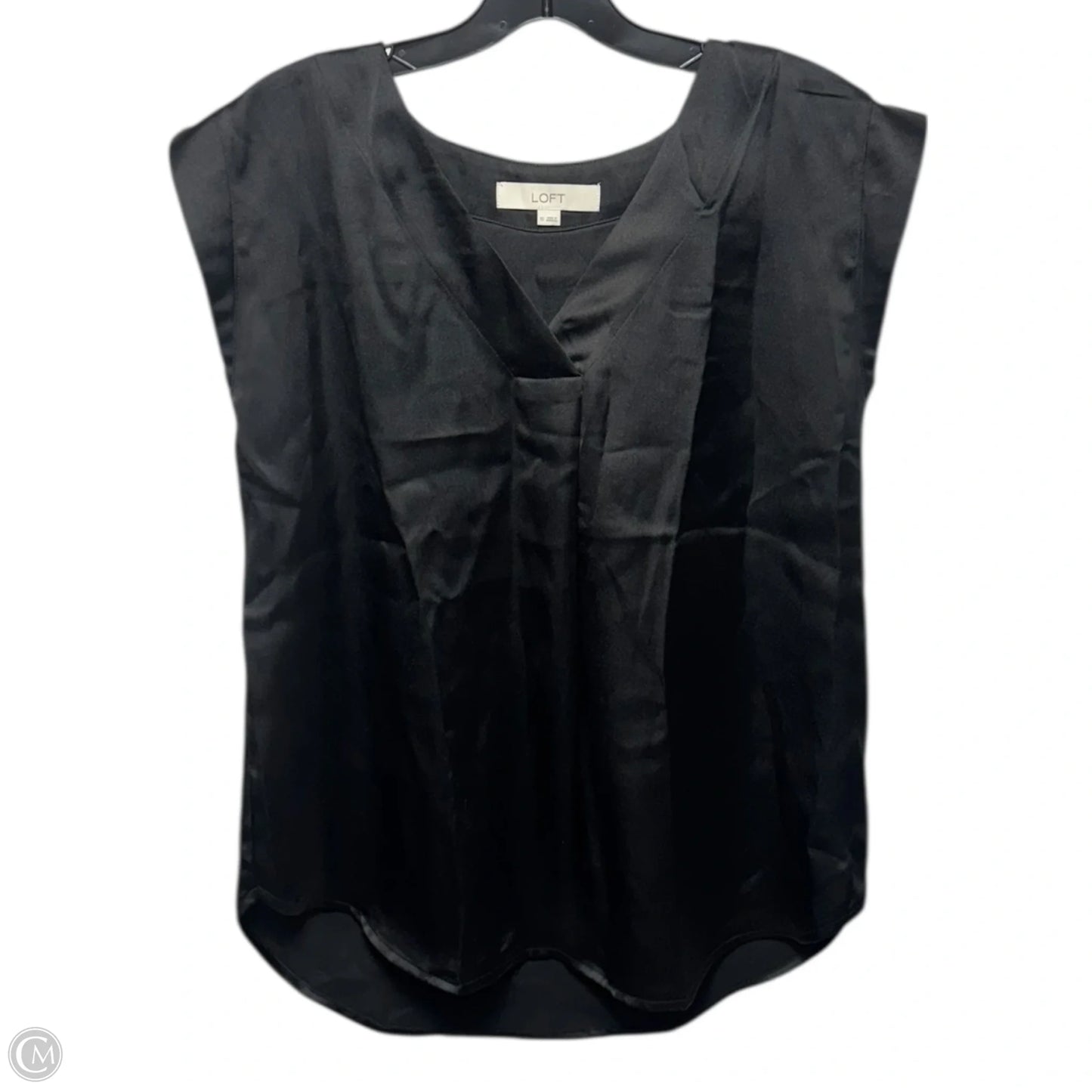 Top Sleeveless By Loft In Black, Size: Xs