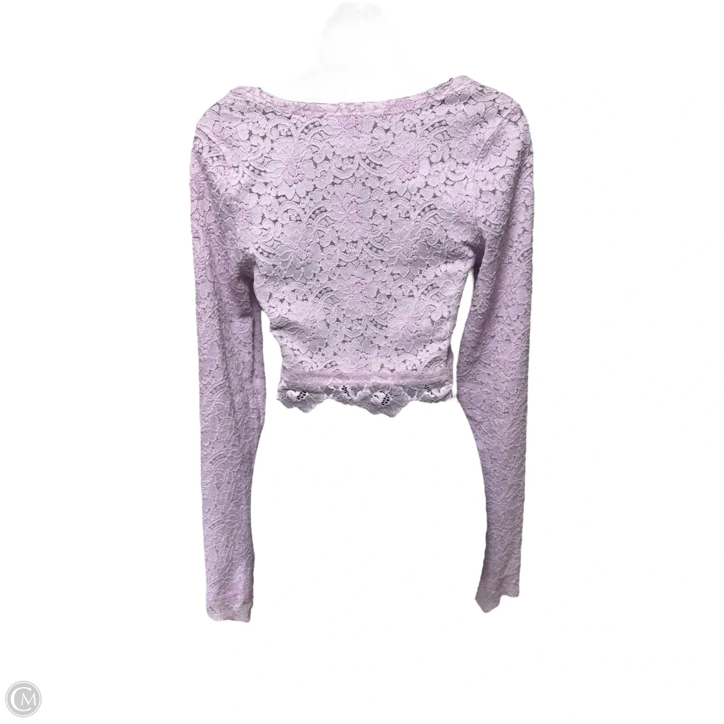 Top Long Sleeve By Free People In Purple, Size: S