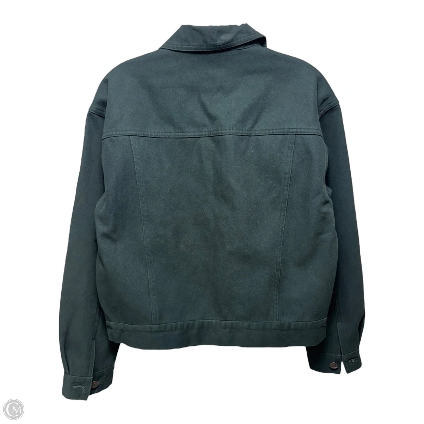Utility Jacket Denim By Jetty In Green, Size: Xs