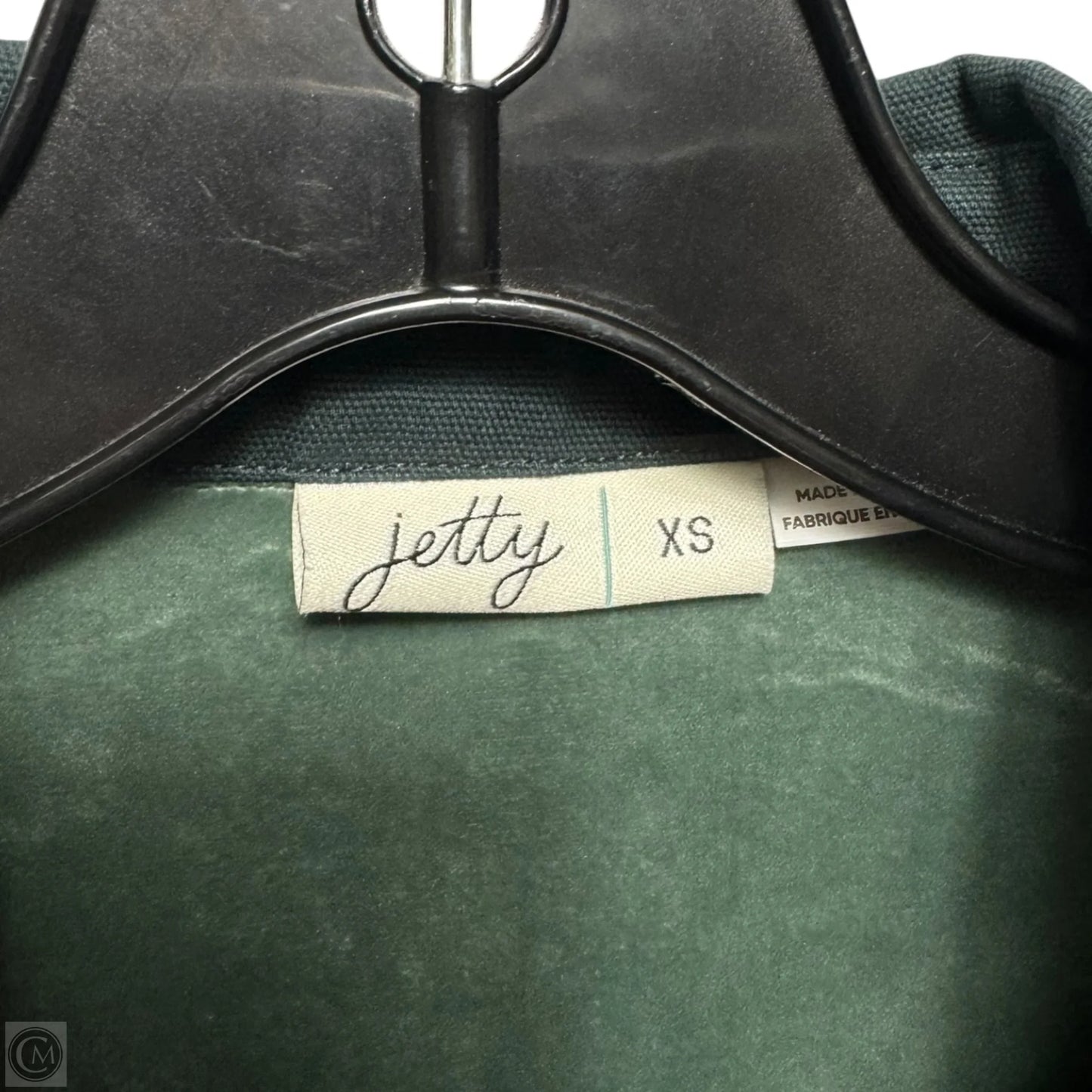 Utility Jacket Denim By Jetty In Green, Size: Xs
