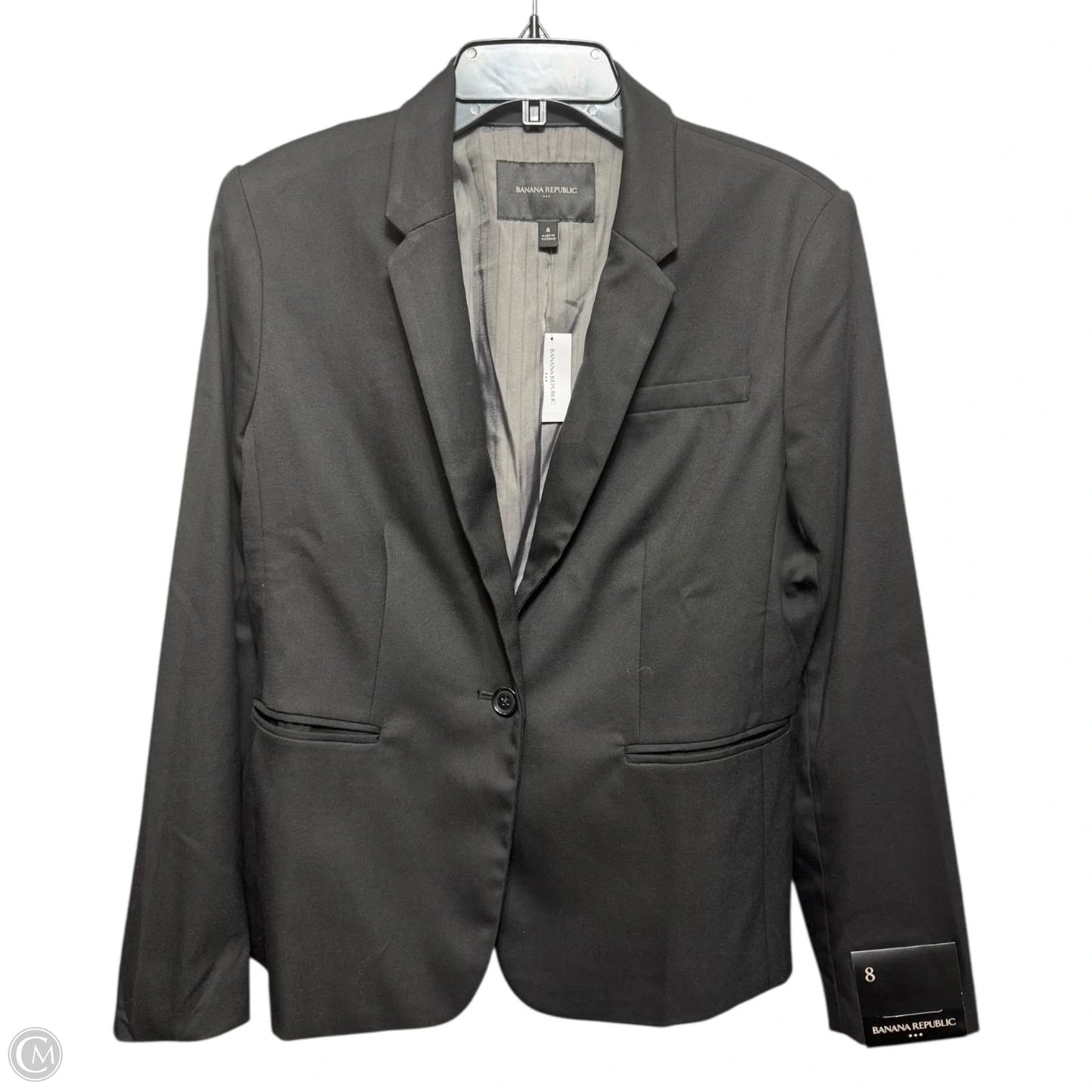 Blazer By Banana Republic In Black, Size: 8