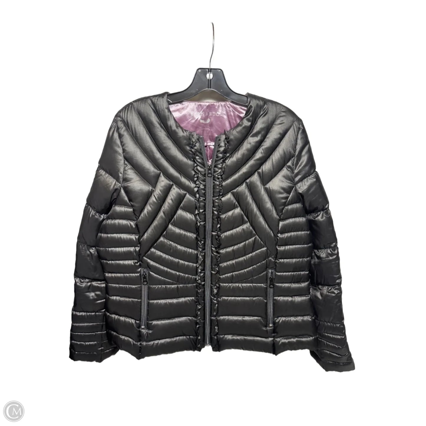 Down Jacket Puffer & Quilted By Bernardo In Black, Size: Xl