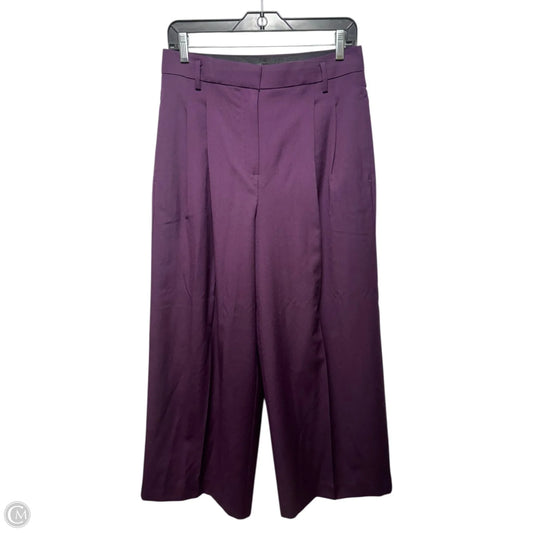 Wide Leg Trouser Pants By Ann Taylor In Purple, Size: 4
