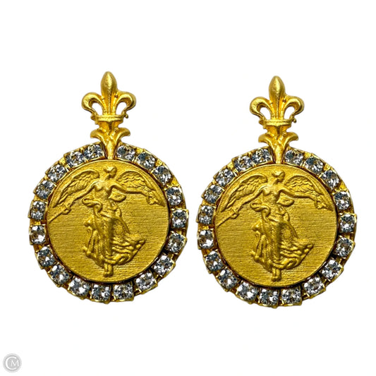 24K Gold Plated La Rochelle Austrian Crystal By French Kande