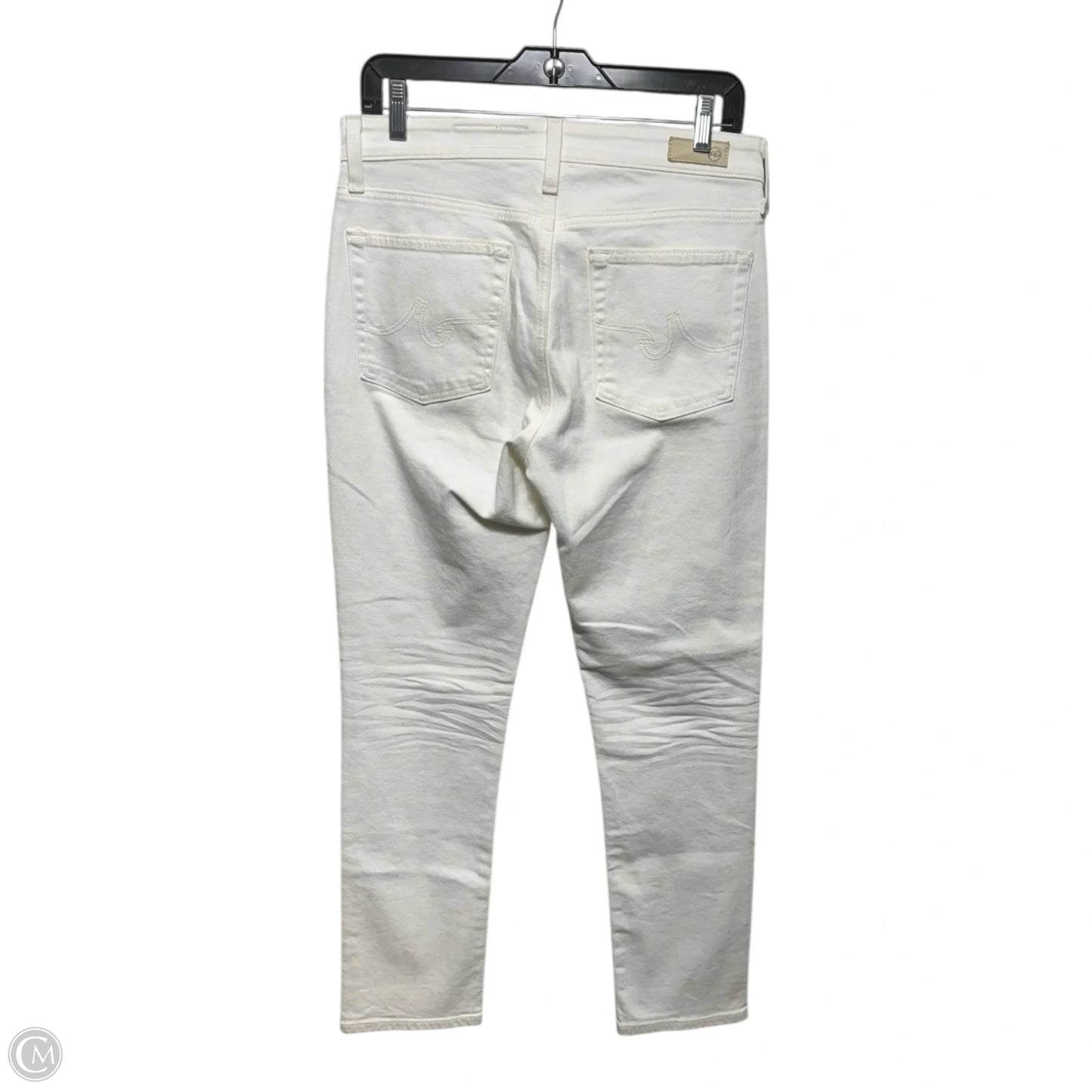 Mari High Rise Straight Jeans By Adriano Goldschmied In White, Size: 10