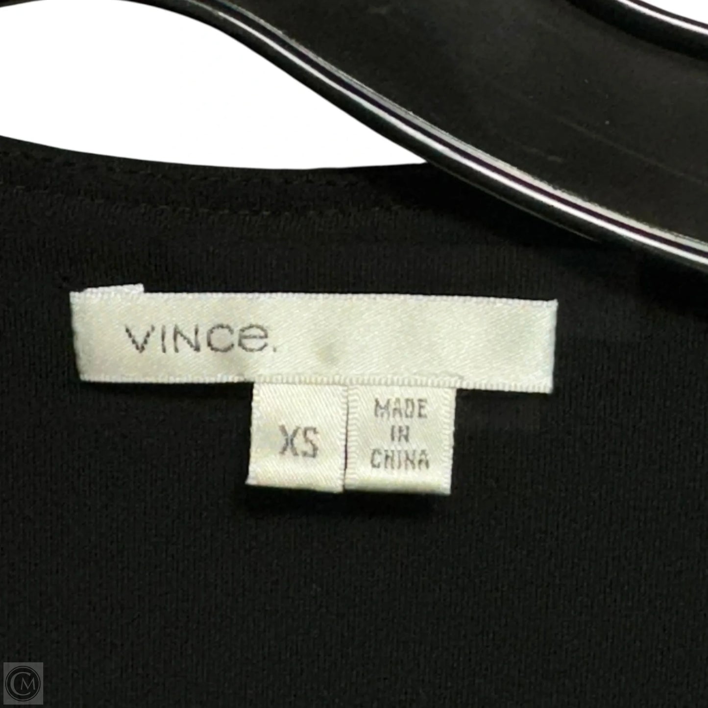 Twist Round Neck Shift Dress By Vince In Black, Size: XS