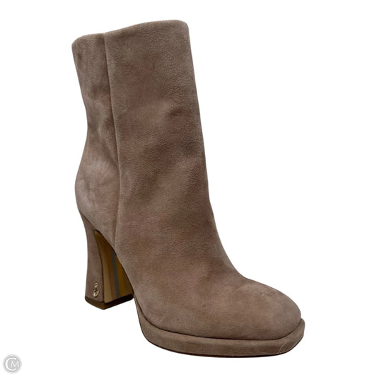 Boots Ankle Heels By Sam Edelman In Mauve, Size: 5