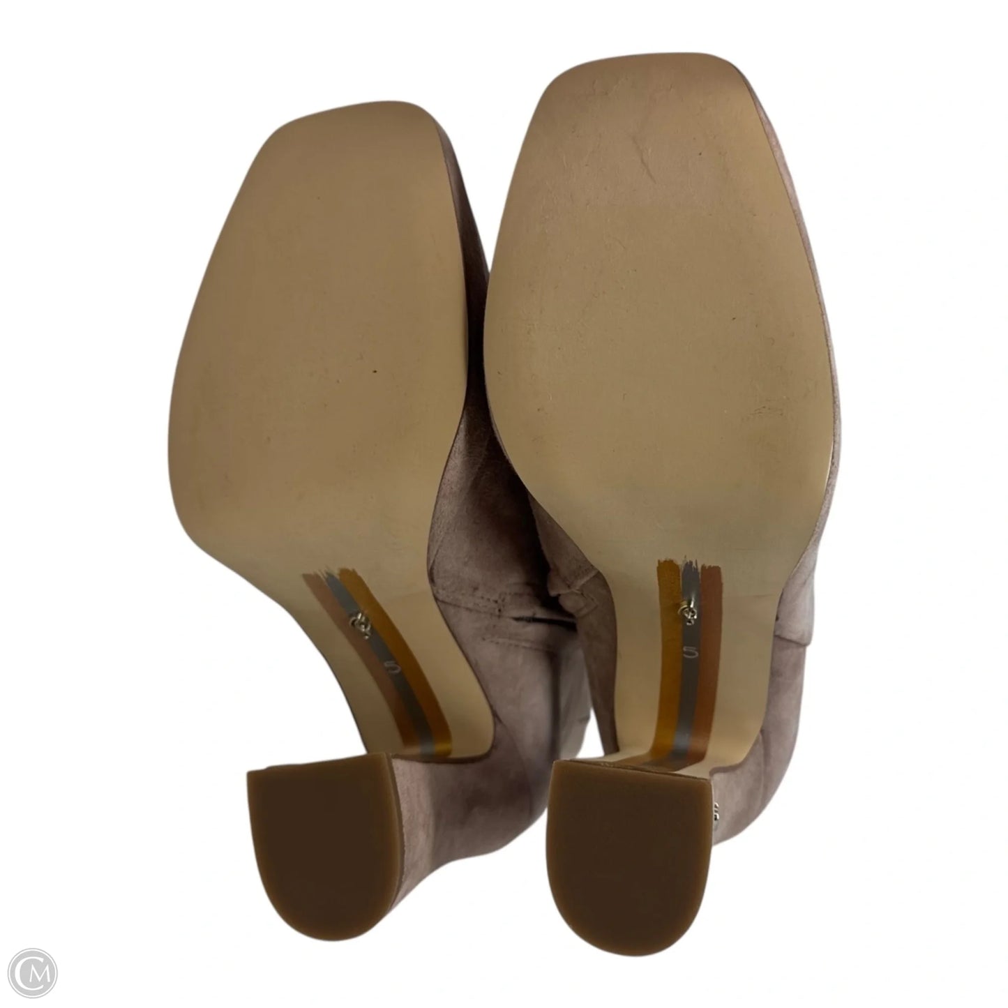 Boots Ankle Heels By Sam Edelman In Mauve, Size: 5