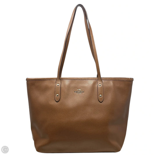 City Zip Tote Designer By Coach, Size: Medium