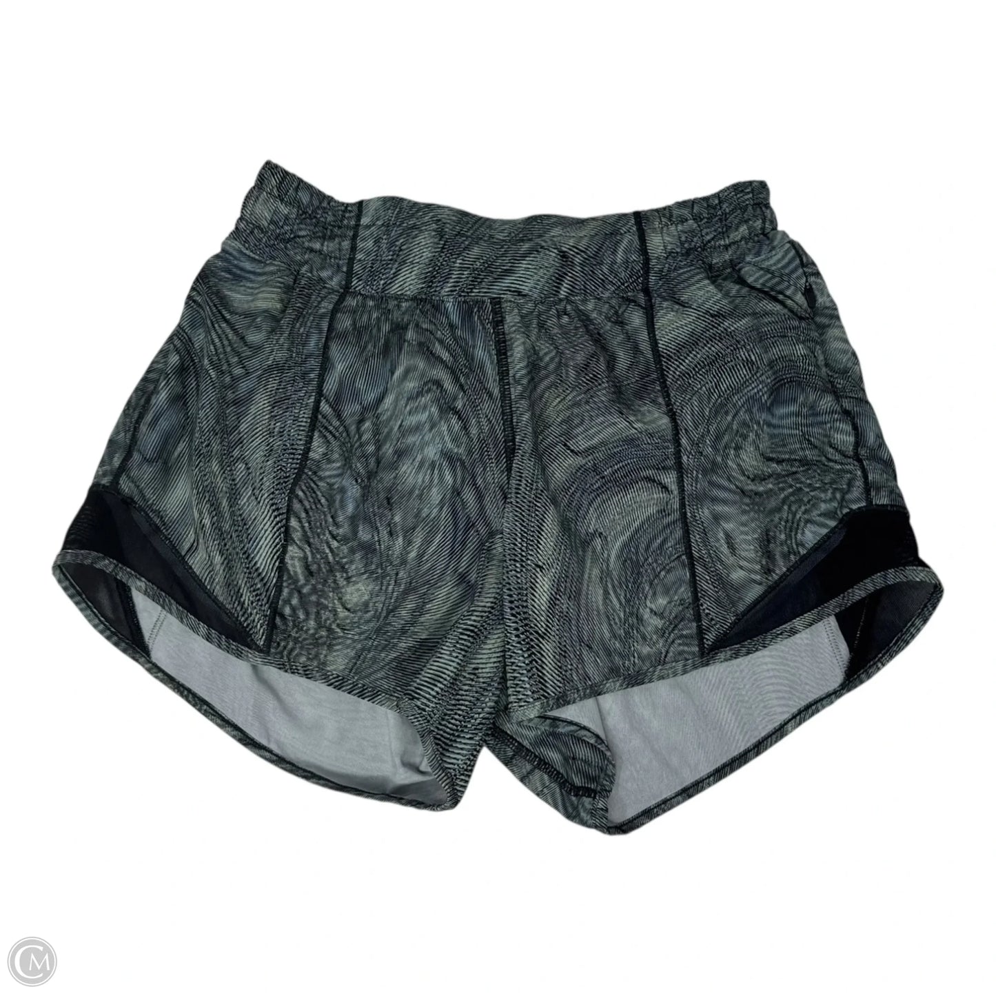 Athletic Shorts By Lululemon In Green, Size: 4 Tall