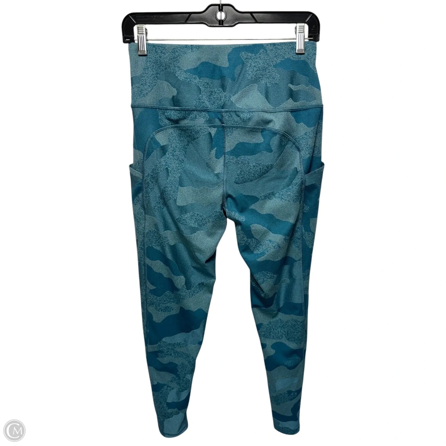 Athletic Leggings By The North Face In Aqua, Size: L