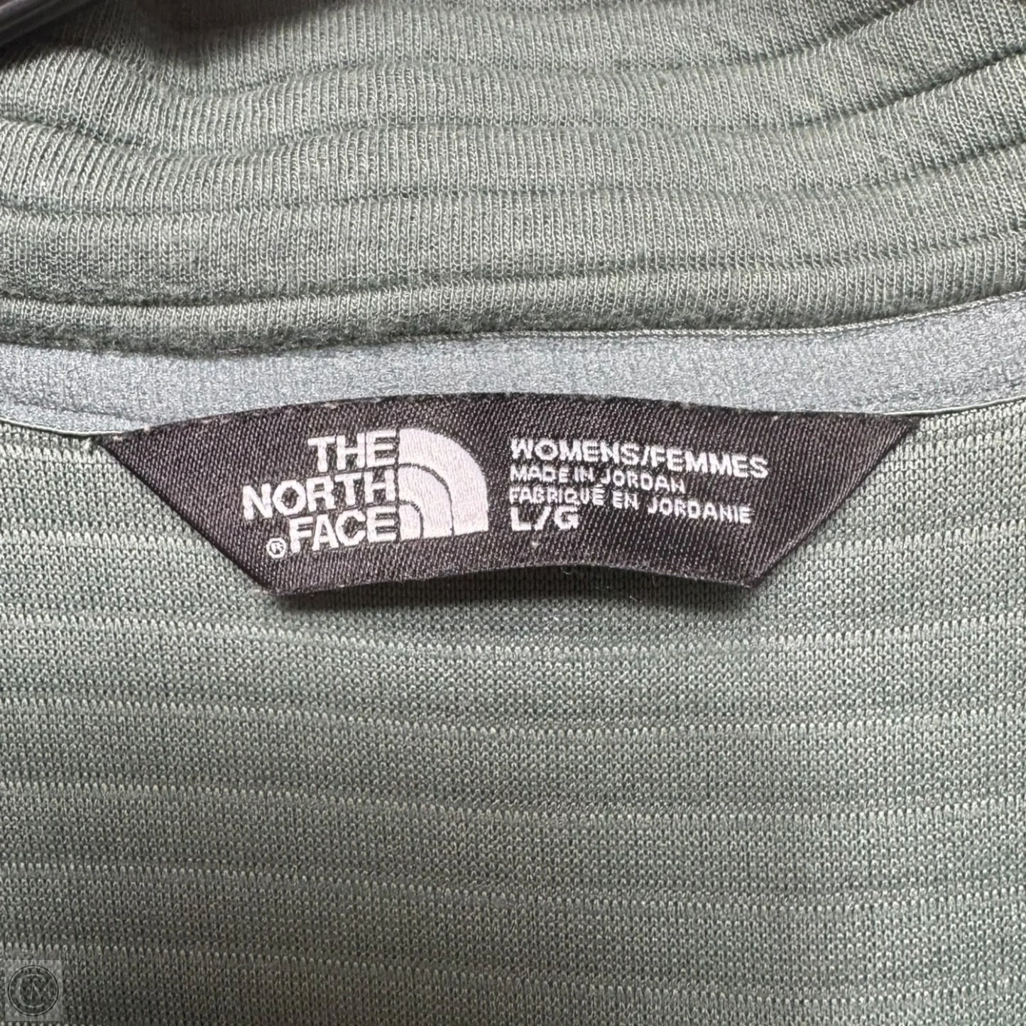 Athletic Jacket By The North Face In Green, Size: L