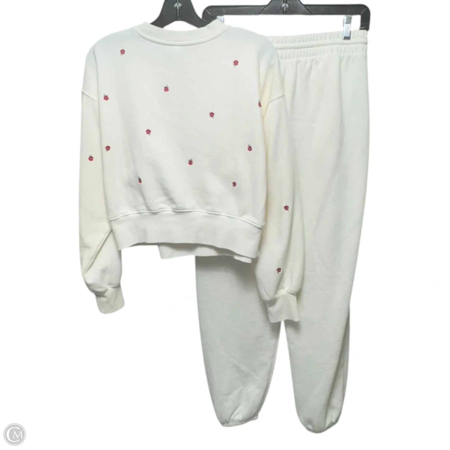 Sweatpants & Sweatshirt 2pc By Old Navy In White, Size: S