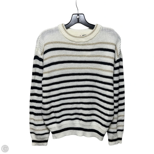 Sweater By Love By Design In Striped Pattern, Size: L