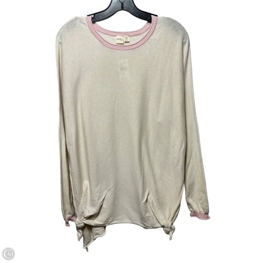 Top Long Sleeve Basic By Clothes Mentor In Cream, Size: S