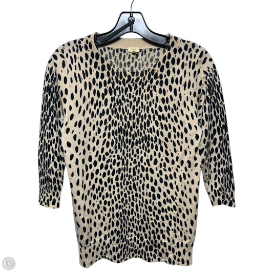 Sweater By J. Crew In Animal Print, Size: Xs