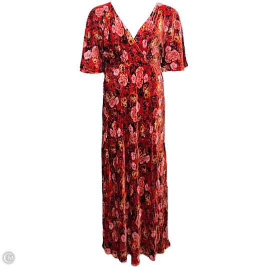 Alanis Silk Blend Maxi Dress By Johnny Was In Floral Print, Size: M