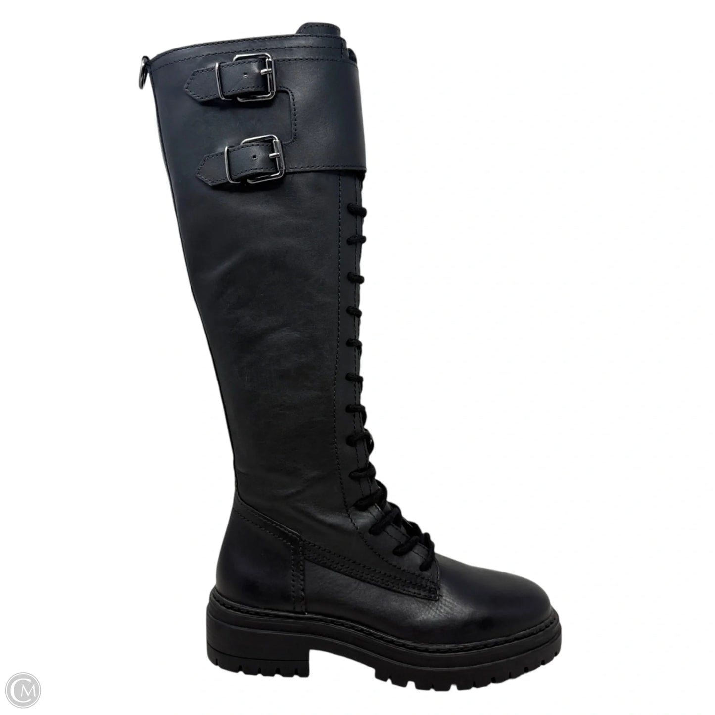 Lenky Tall Combat Boots By Steve Madden In Black, Size: 6