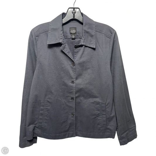 Jacket Other By Eileen Fisher In Grey, Size: Xs