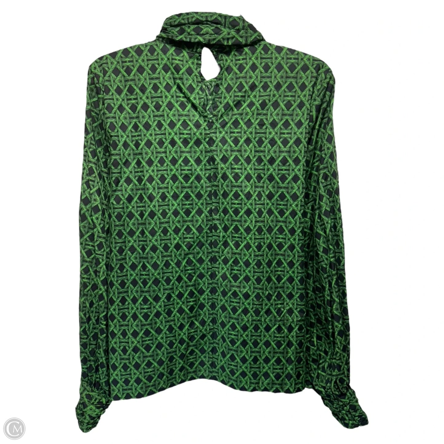 Top Long Sleeve By A Loves A In Blue & Green, Size: L
