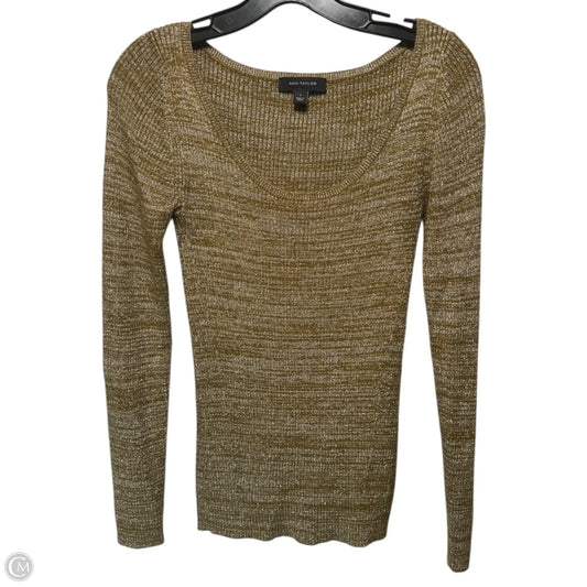Sweater By Ann Taylor In Gold, Size: S