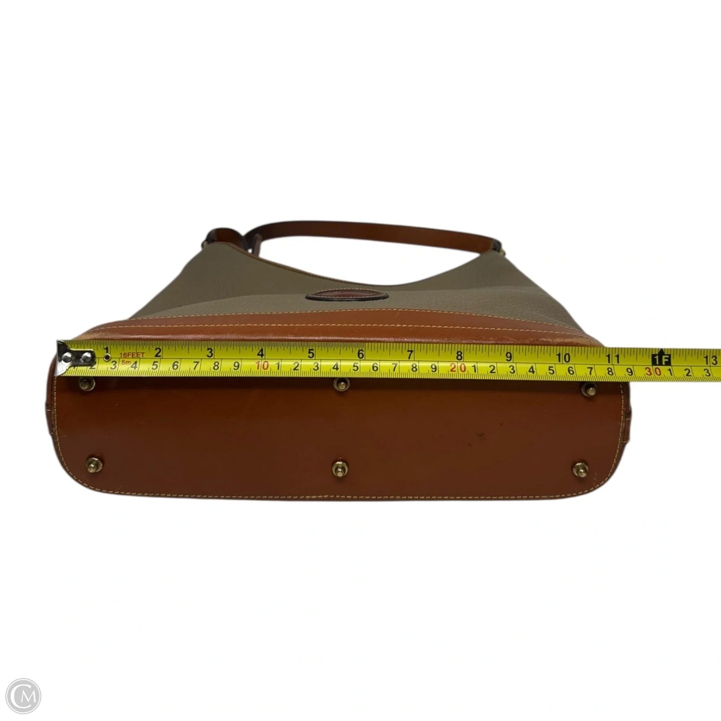 AS IS Vintage Pebbled Leather Shoulder Handbag Designer By Dooney And Bourke, Size: Medium