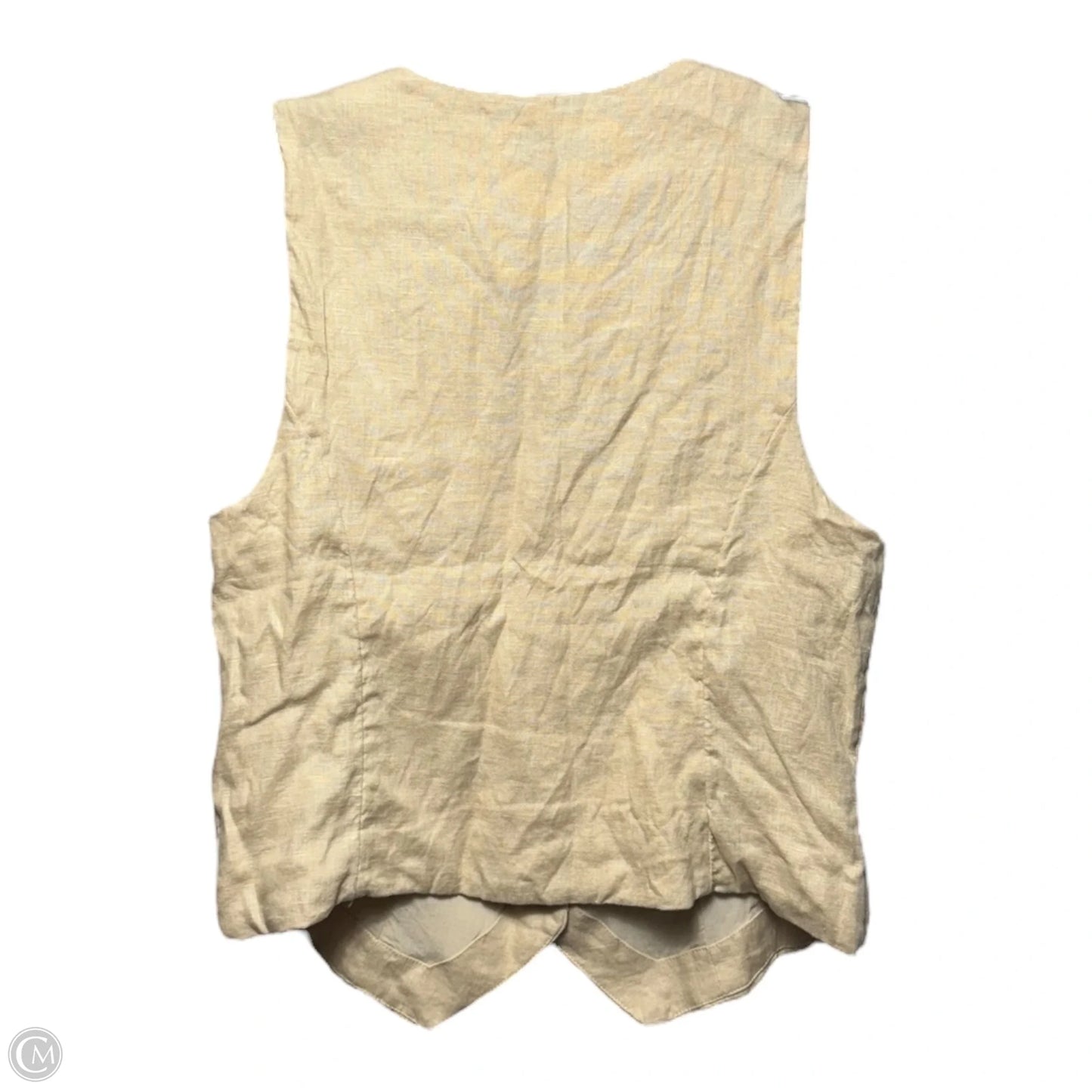 Linen Vest Other By J. Crew In Cream, Size: 4