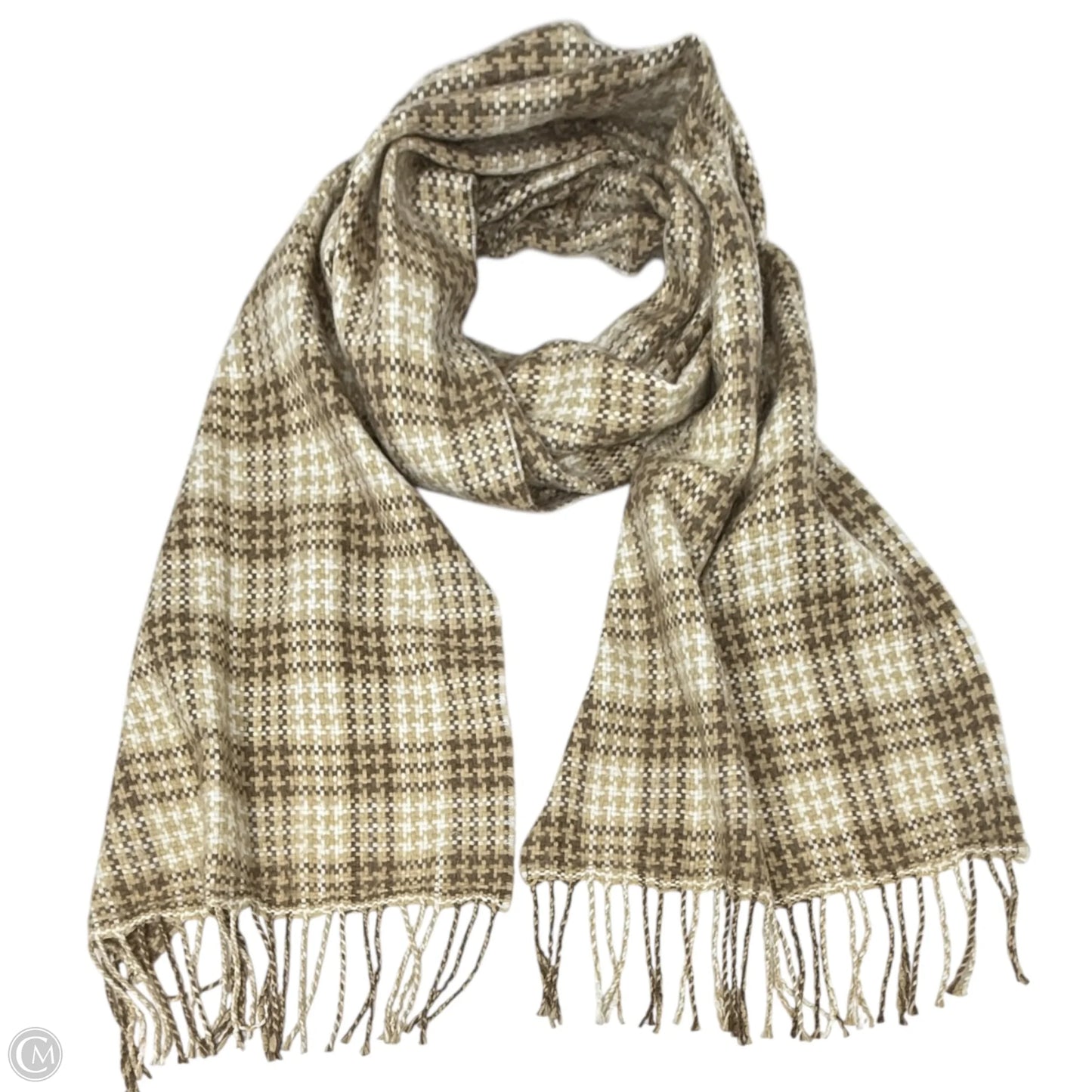 Made In England Plaid Cashmere Scarf Long