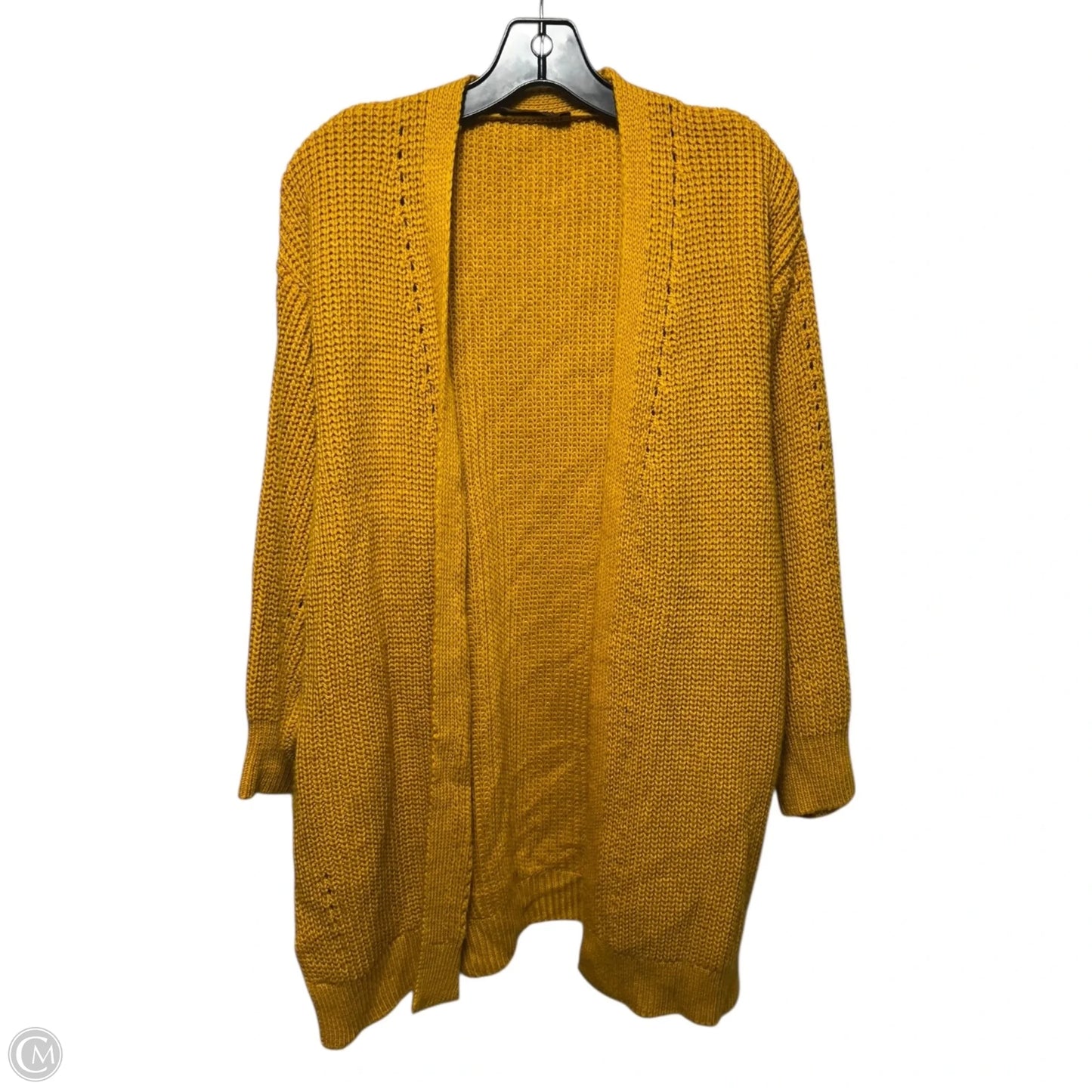 Sweater Cardigan By CCK Style In Yellow, Size: 3x