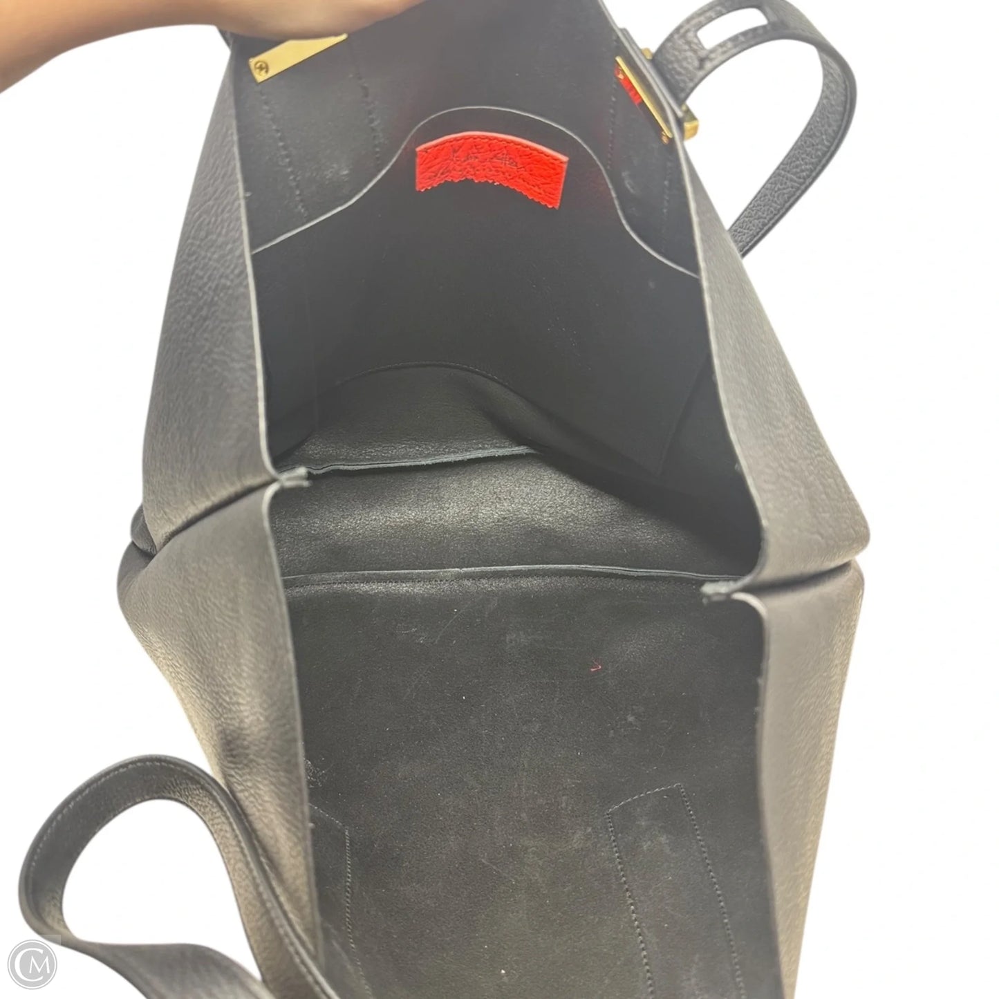 Adjustable Handle Turnlock Tote Leather By India Hicks, Size: Large