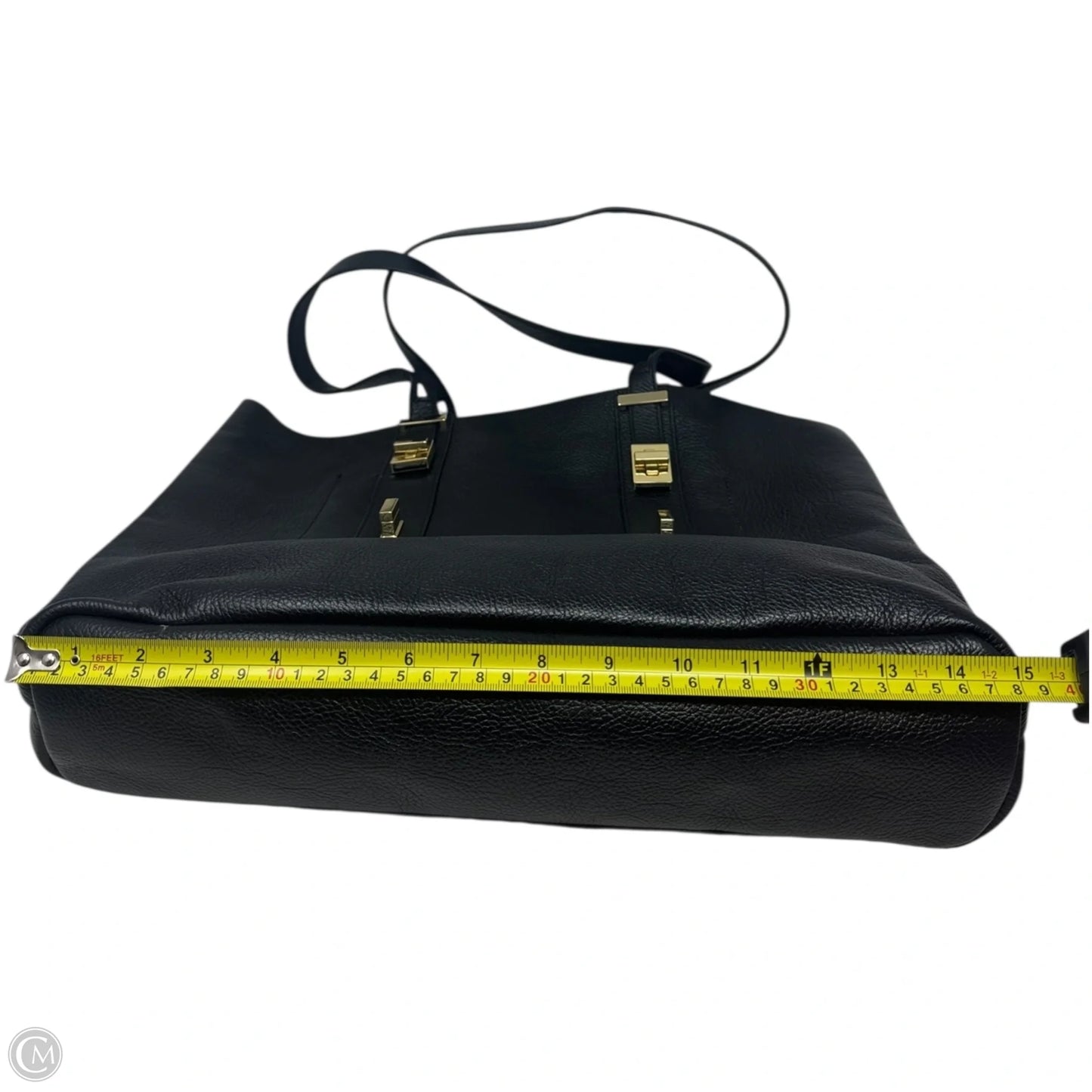 Adjustable Handle Turnlock Tote Leather By India Hicks, Size: Large