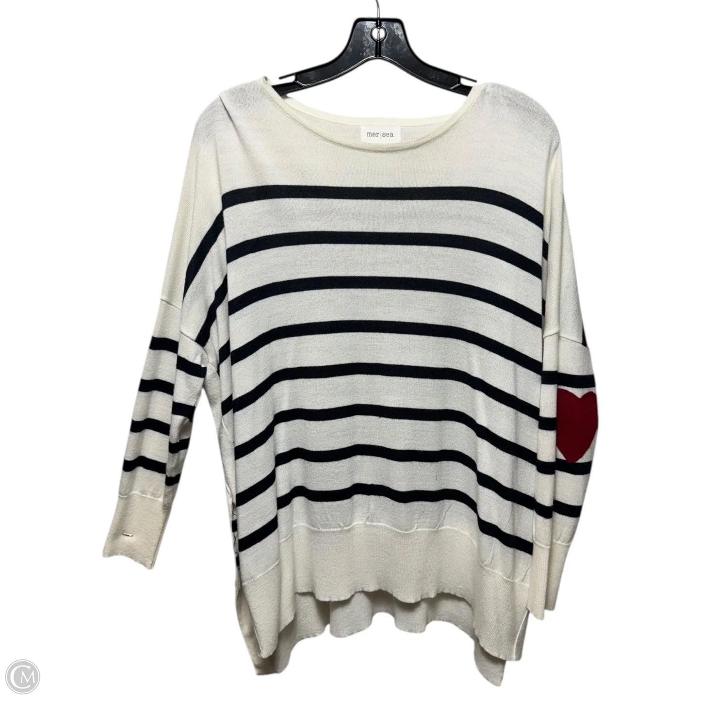 Amour Sweater By Mersea In Striped Pattern, Size: OSFM