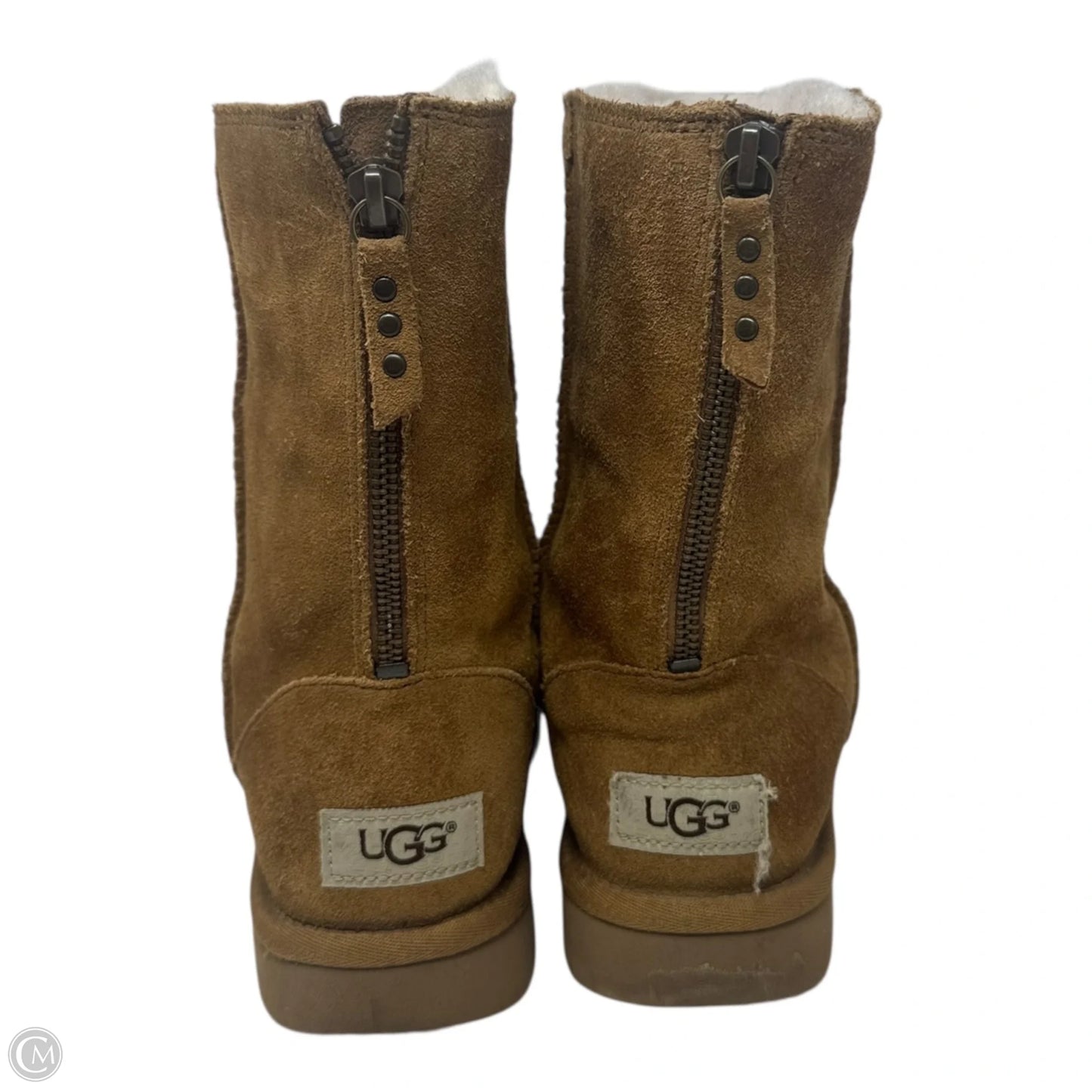 Boots Designer By Ugg In Tan, Size: 6