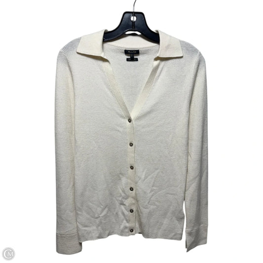 Wool Blend Sweater By Massimo Dutti In Cream, Size: M