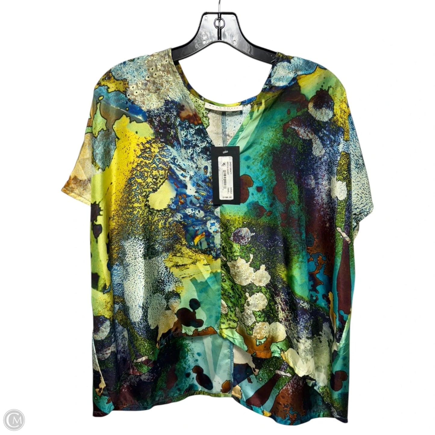 Becca Silk Top Short Sleeve By Bryn Walker In Multi-colored, Size: Xs