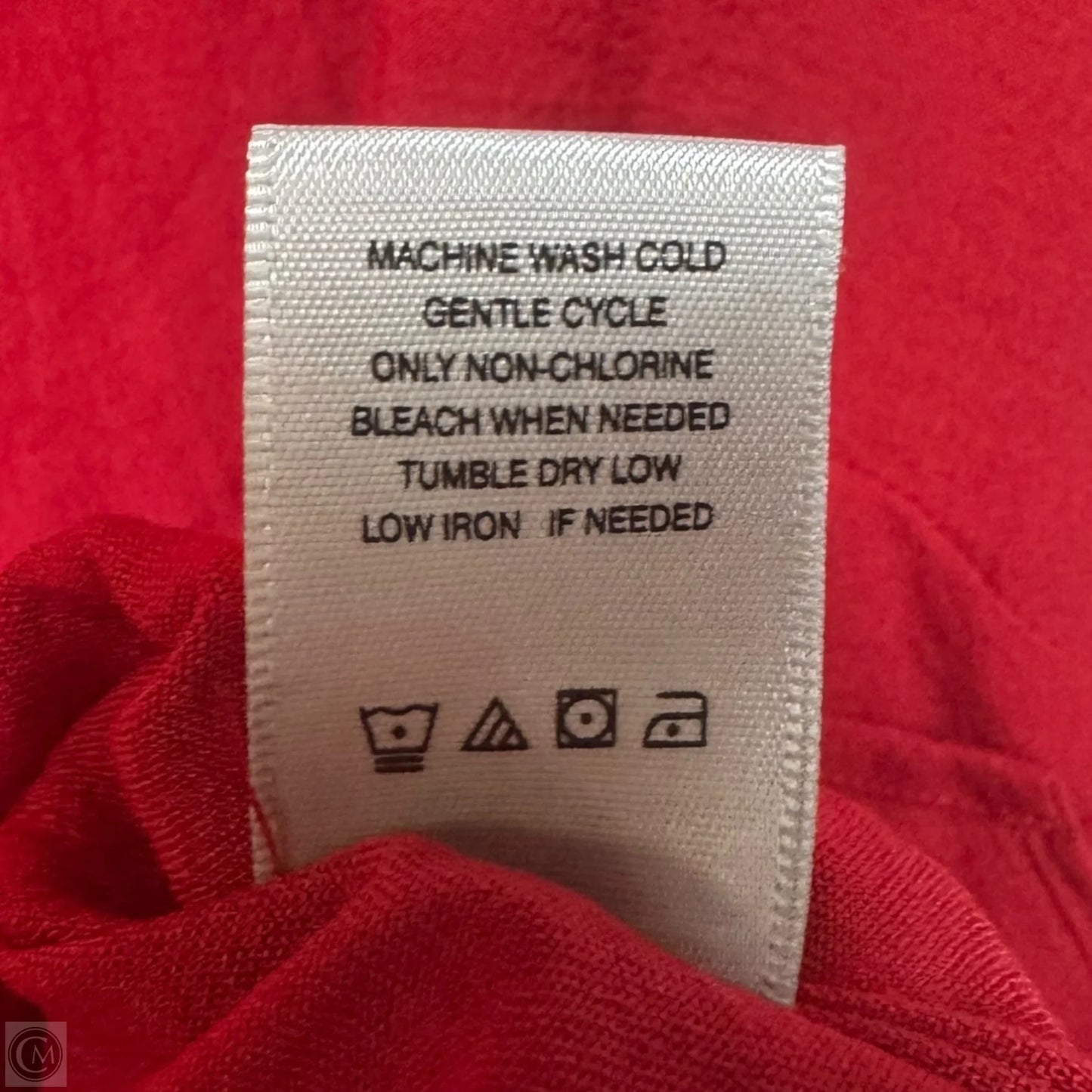 Top Long Sleeve By John Mark In Red, Size: 2x