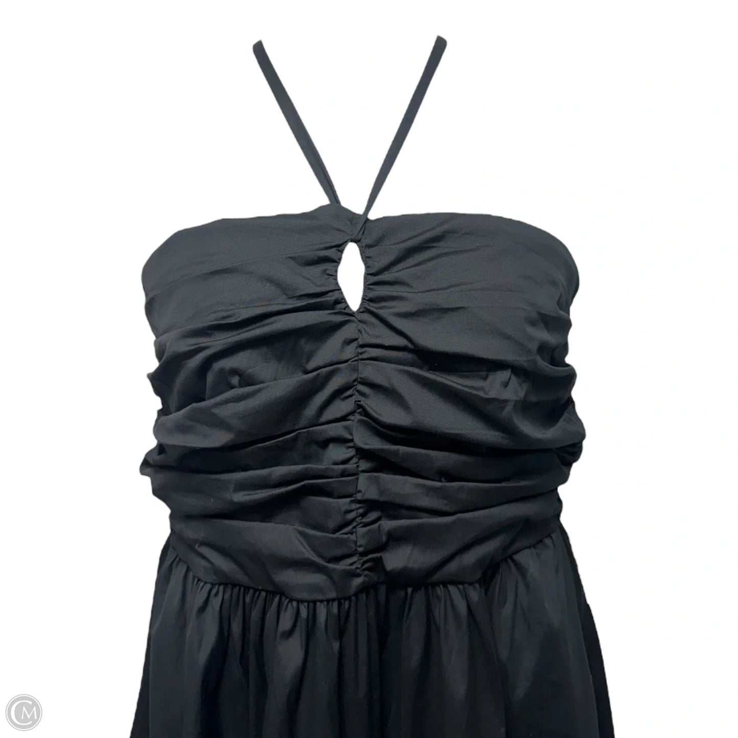 Ruched Halter Dress Party Midi By Marella In Black, Size: 14