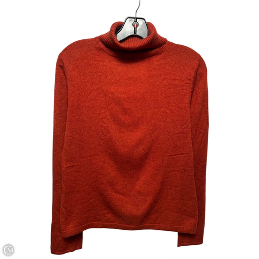Turtleneck Sweater Cashmere By Brueninger Exquisit In Orange, Size: S
