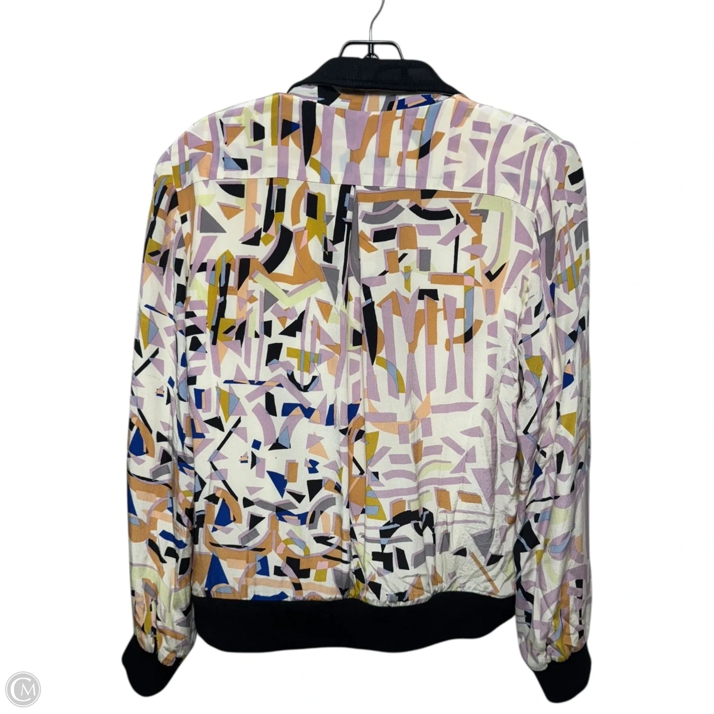 Silk & Wool Jacket By Tucker In Multi-colored, Size: M