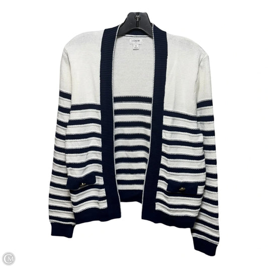 Striped Open Cardigan Sweater By J. Crew In Striped Pattern, Size: S